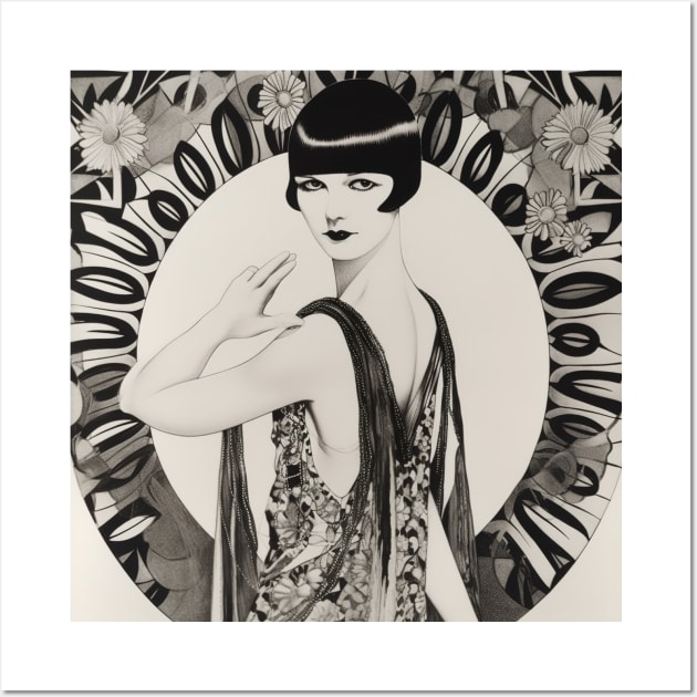 Louise Brooks Wall Art by ComicsFactory